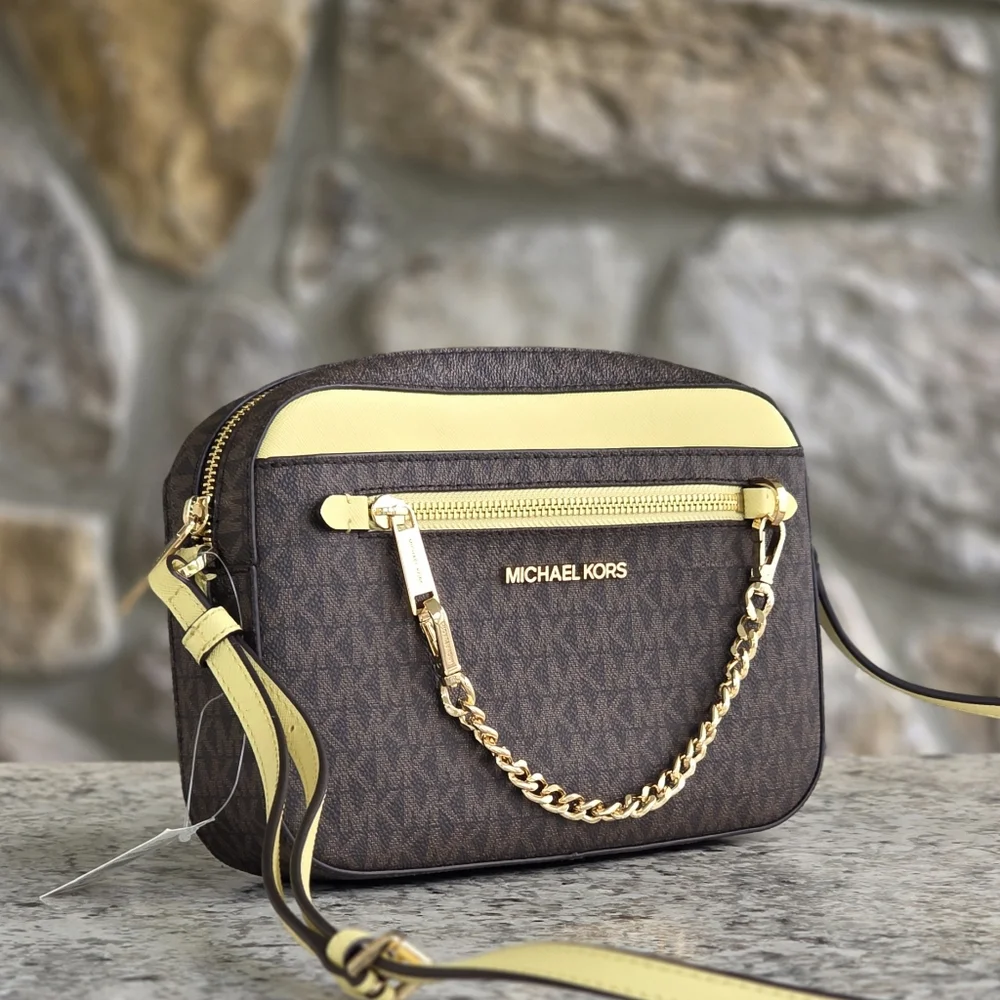 Michael Kors Jet Set Logo Large Crossbody